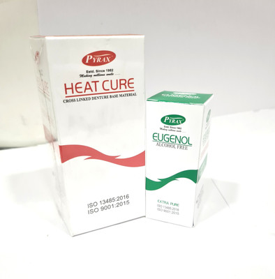 pyrax Acrylic Heat Cure Liquid 100 ml Eugenol 15ml Dental Elevator