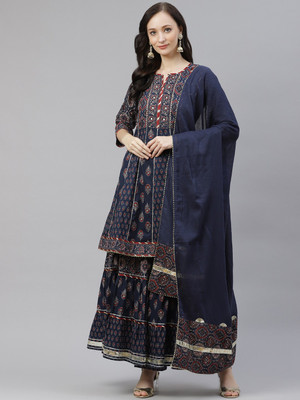 DIVENA Women Kurta Sharara Set