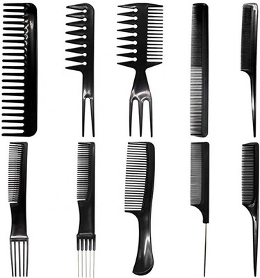 HeyNaari Professional Hair Comb Kit Set 10 PCS