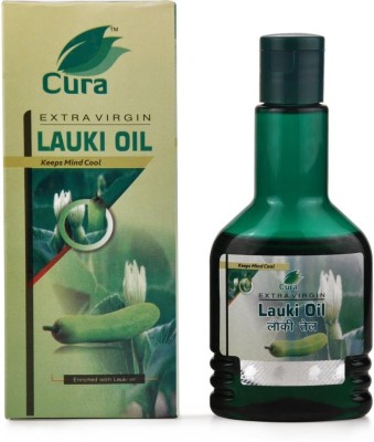 Cura Lauki ( BOTTLE GOURD) Oil 100ml. (Pack of 2) Hair Oil(100 ml)