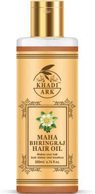 Khadi Ark Maha Bhringraj Hair Oil For Hair Care Therapy Anti-Hair Fall and Strong Hair Growth Hair Oil(200 ml)