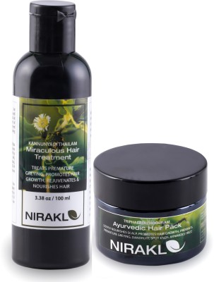 Nirakle Hair Therapy Kit (Pack of 2) Hair Oil(100 ml)