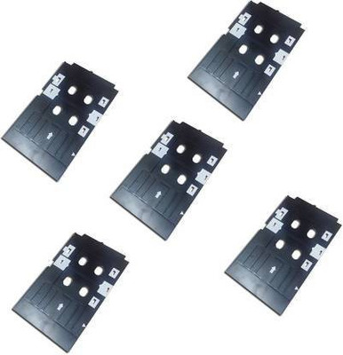GPN PRINT Set of 5 PVC ID Card Tray For InkJet Printer Used For Epson L800, L805, L8 Black Ink Cartridge