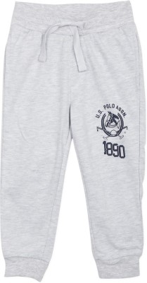 U.S. POLO ASSN. Track Pant For Boys(Grey, Pack of 1)