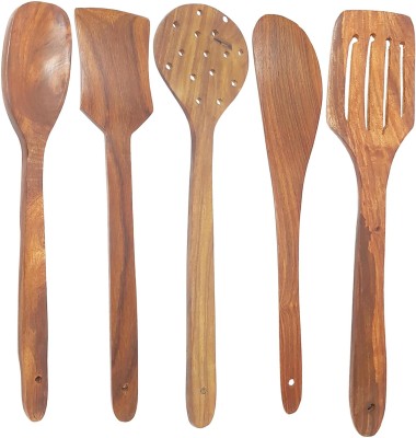 DESI KARIGAR Wooden Skimmer Kitchen Tool Set(Brown, Skimmer)