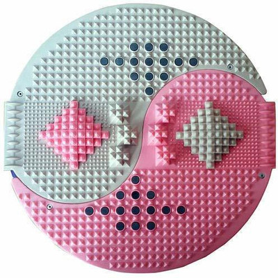 R A Products YUG MAT Acupressure Mat - Powermat With Pyramids and Magnets Pink Massager(Pink)