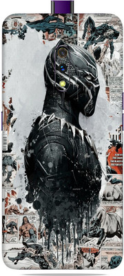 OggyBaba Realme X, Phone Back side Protector and Camera Protector Mobile Skin(Comic Panther Skin Matte Finish Skin)