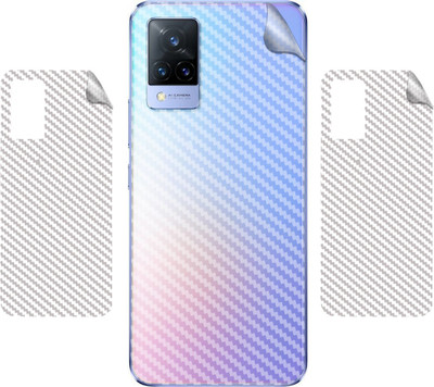 BERRIES BACK LAMINATION SKIN COMPATIBLE FOR VIVO V21 5G || 3D CARBON FIBER ULTRA-THIN PROTECTIVE FILM (TRANSPARENT) Mobile Skin(TRANSPARENT)
