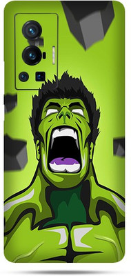 OggyBaba vivo x70 pro, Phone Back side Protector and Camera Protector Mobile Skin(Green Hulk Skin Matte Finish Skin)
