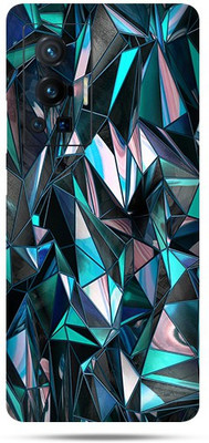 Mclaxa Blue Polygon skin for Vivo X70 Pro, Blue Polygon, Vivo X70 Pro Mobile Skin(Blue Polygon)