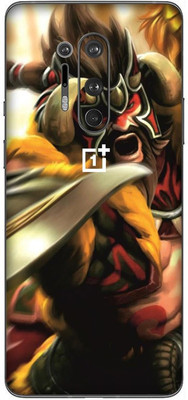 Yuckquee Compatible with OnePlus 8 Pro Mobile Skin/Wrap/Sticker for Back & Sides & camera, Protective, Stratchless, Matte. D-111 Mobile Skin(Abstract)
