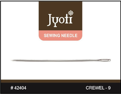 Jyoti Crewel (Foil) Hand Sewing Needles - Pack of 1000 Pieces ( Size - 9 No.) Hand Sewing Needle(Regular Point Needle 9 Pack of 1000)