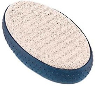 FOK 1 Pc Pumice Stone Foot Scrubber Dead Skin Callus Remover With Rubber Grip - Random Color