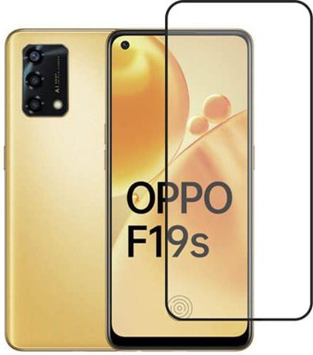SMARTCASE Edge To Edge Tempered Glass for OPPO F19s(Pack of 1)