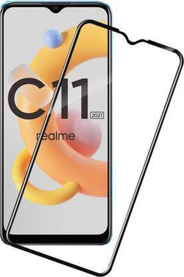 SMARTCASE Edge To Edge Tempered Glass for Realme C11 2021(Pack of 1)