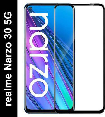SMARTCASE Edge To Edge Tempered Glass for Realme Narzo 30 5G(Pack of 1)