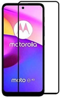 SMARTCASE Edge To Edge Tempered Glass for Motorola Moto E40(Pack of 1)