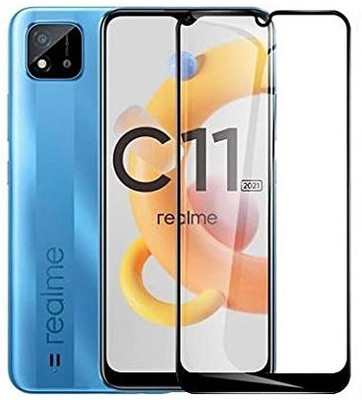 SMARTCASE Edge To Edge Tempered Glass for Realme C11 2021(Pack of 1)