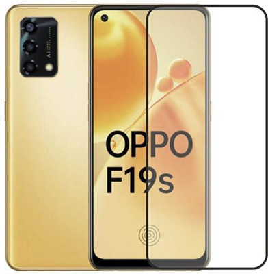 SMARTCASE Edge To Edge Tempered Glass for OPPO F19s(Pack of 1)
