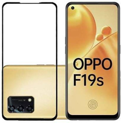 SMARTCASE Edge To Edge Tempered Glass for OPPO F19s(Pack of 1)