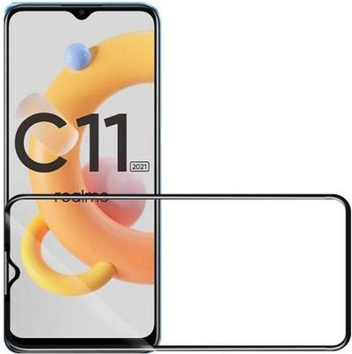 SMARTCASE Edge To Edge Tempered Glass for Realme C11 2021(Pack of 1)