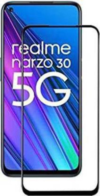 SMARTCASE Edge To Edge Tempered Glass for Realme Narzo 30 5G(Pack of 1)