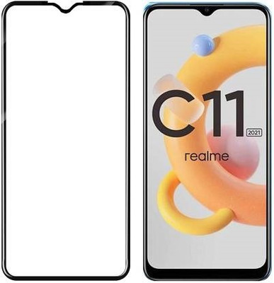 SMARTCASE Edge To Edge Tempered Glass for Realme C11 2021(Pack of 1)