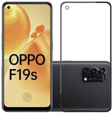 SMARTCASE Edge To Edge Tempered Glass for OPPO F19s(Pack of 1)