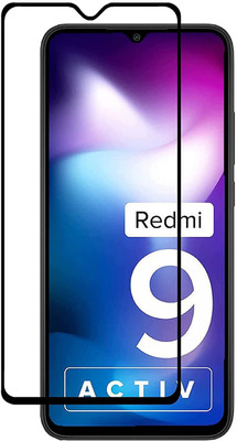 SAISWAR Edge To Edge Tempered Glass for Xiaomi Redmi 9 Activ(Pack of 1)