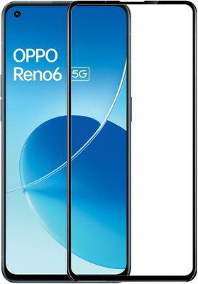 VIHAT Edge To Edge Tempered Glass for OPPO Reno6 5G(Pack of 1)