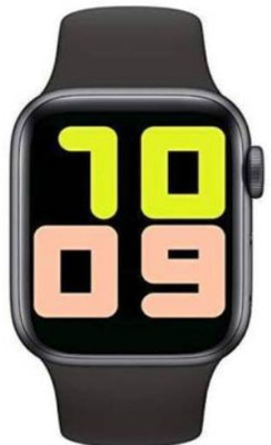 SYARA VON_387J T500 Series 5 Smart Watch Smartwatch(Black Strap, XL)