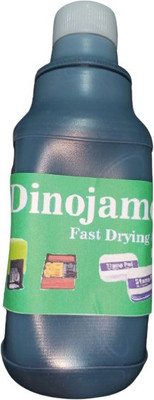 dinojames Stamp Pad Ink Black -500ml Stamp Pad Ink(500 ml)