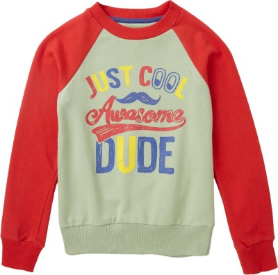 Cub McPaws Full Sleeve Graphic Print Boys Sweatshirt