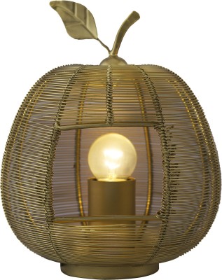 Homesake Golden Apple Contemporary Lamp Table Lamp(27 cm, Golden)