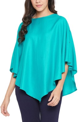 ZIBHI Solid Rayon Women Kaftan