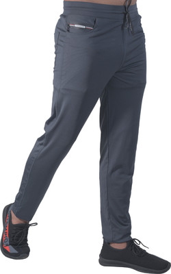 BWD Solid Men Grey Track Pants