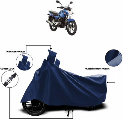KEDIT Waterproof Two Wheeler Cover for Bajaj(Blue)