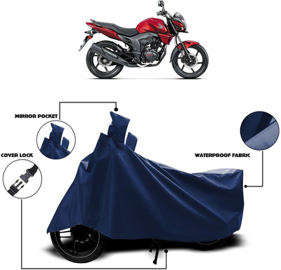 KEDIT Two Wheeler Cover for Universal For Bike(CB Trigger, Blue)