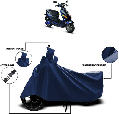 KEDIT Two Wheeler Cover for Hero(Electric Cruz, Blue)