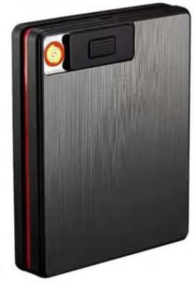 TARGET PLUS RECHARGEABLE FIRST QUALITY YANWEI BOX USB Cigarette Lighter(Black)