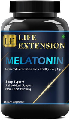 Life Extension Sleeping Aid Pills for Deep Sleep Melatonin 5mg Premium(60 Capsules)