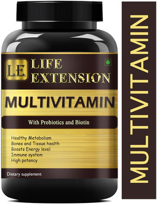 Life Extension Immunity Multivitamins With Ultrabiotics For Men & Women Ultra(60 Capsules)