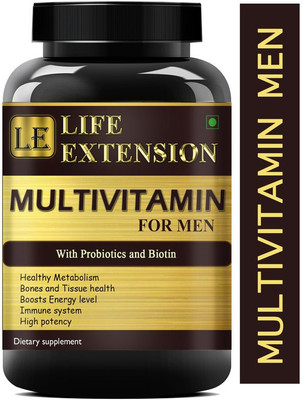 Life Extension True Vitamins with Minerals for Men(60 Capsules)