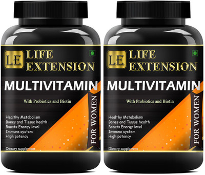 Life Extension Immunity Multivitamins With Probiotics For Women (120 Capsules)(2 x 60 Capsules)