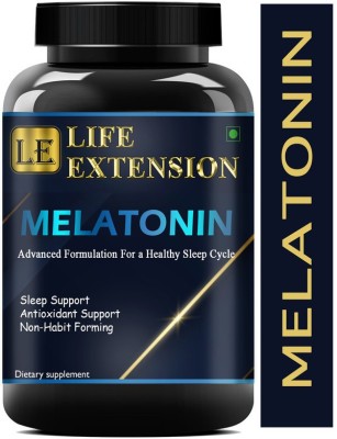 Life Extension Sleeping Aid Pills for Deep Sleep Melatonin 5mg Advanced(60 Capsules)