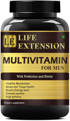 Life Extension True Vitamins with Minerals for Men Advanced(60 Capsules)