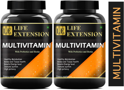 Life Extension The Real Vitamin Ultra | Multivitamins, Multiminerals (120 Capsules) Ultra(2 x 60 Capsules)
