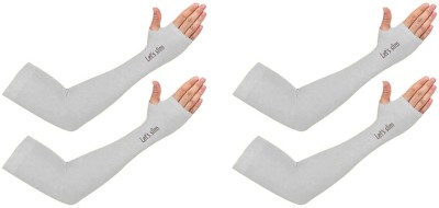 SIGLATE Nylon, Cotton Arm Sleeve For Men & Women(Free, Multicolor)