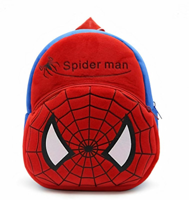 Littoze School Bag Spiderman Soft Material Plush Backpack Children’s Gifts Boy/Girl/Baby School Bag For Kids (Age 2 To 6 Year) School Bag ( 10 L ) School Bag Backpack (Red, 10 Inch) For Rs. 169 @ 86 %