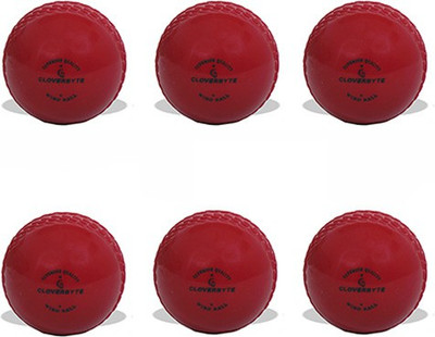 CLOVERBYTE Cricket Training WindBall (Pack of 6) Red Cricket Tennis Ball Cricket Synthetic Ball(Standard, Pack of 6)